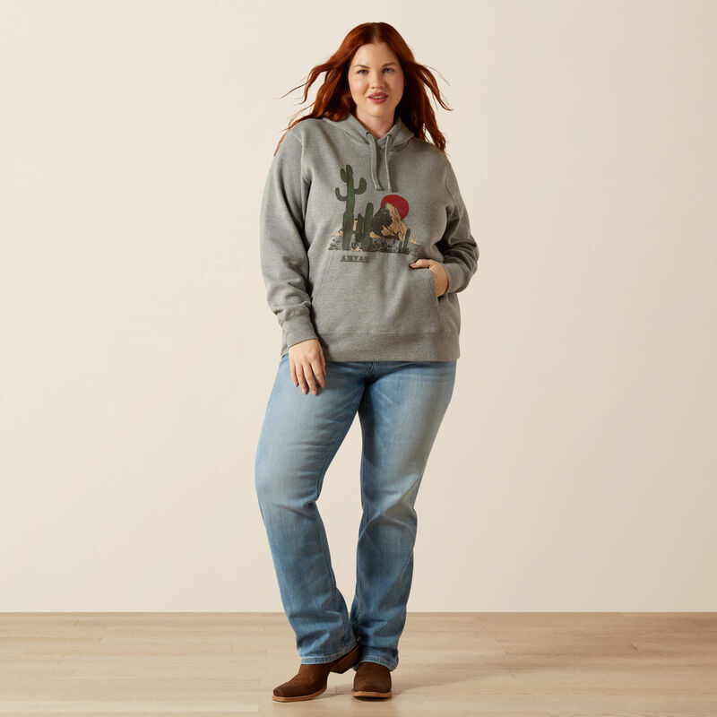 Ariat San Pedro Hoodie in Heather Gray