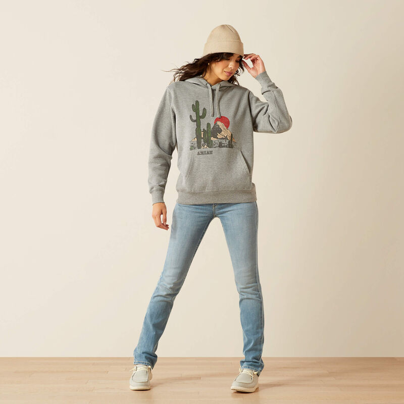 Ariat San Pedro Hoodie in Heather Gray