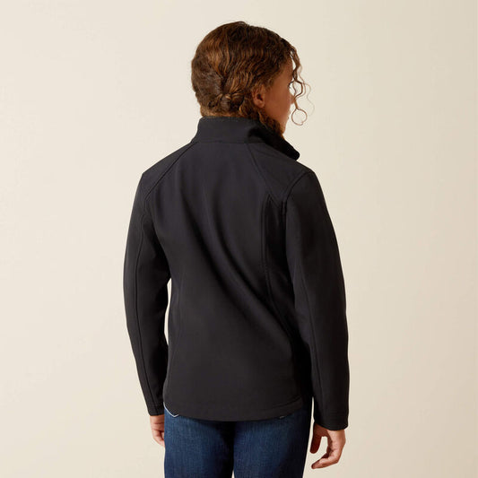 Ariat Logo Softshell Jacket in Black Southwest Minimal Print