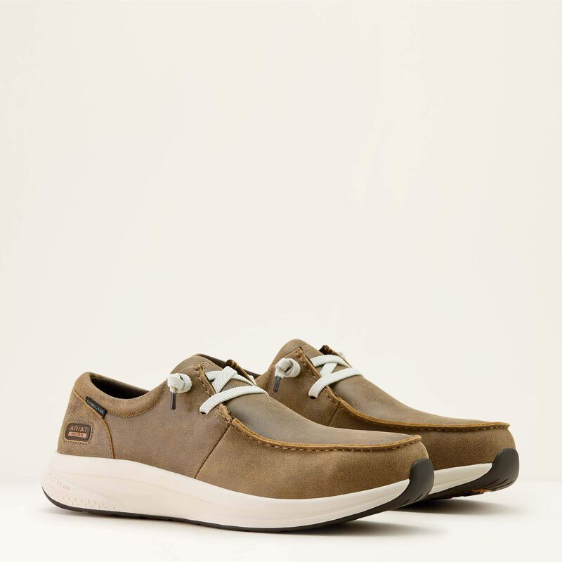Ariat Buckeye Steel Toe Work Shoe in Brown Bomber