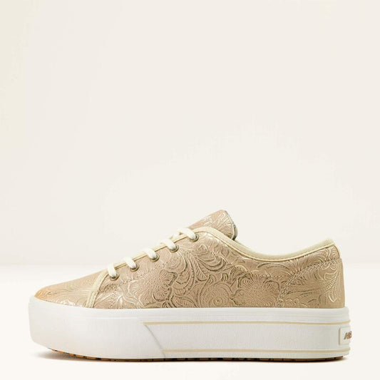 Ariat Skylar Shoe in Pearl Floral Emboss