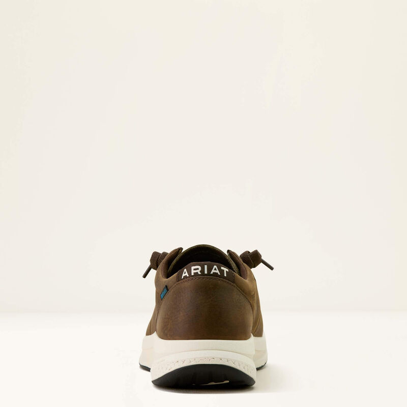 Ariat Buckeye Waterproof Shoe in Dark Brown & Lizard Print