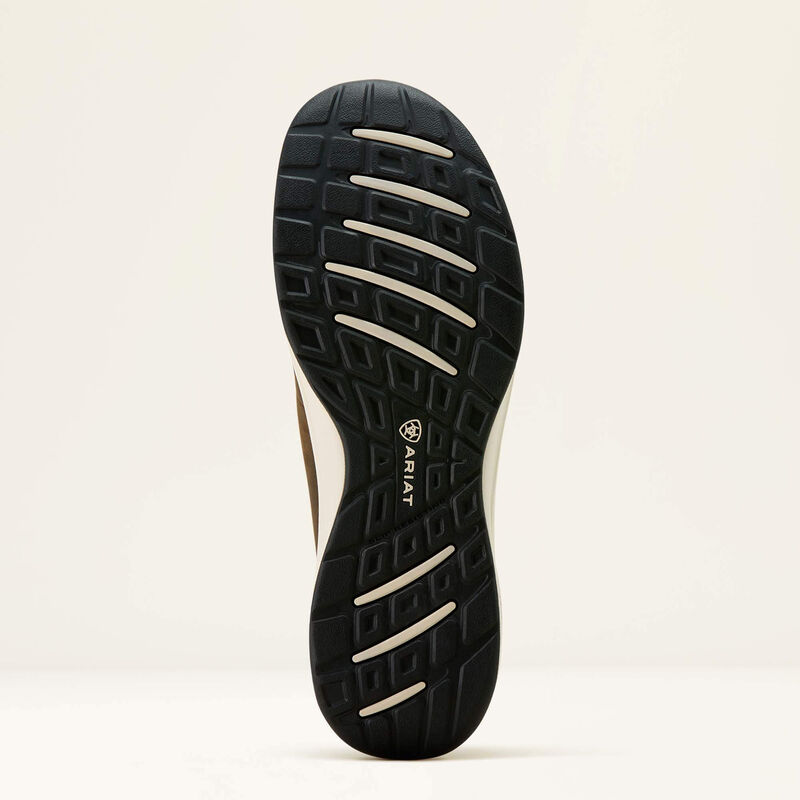 Ariat Buckeye Waterproof Shoe in Dark Brown & Lizard Print