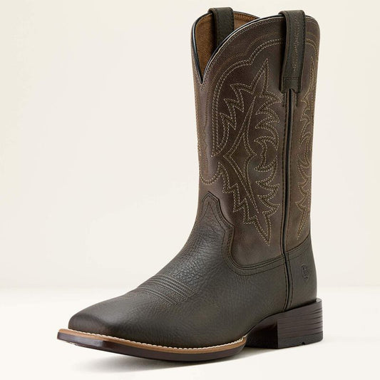 Ariat Ryden Ultra Wide Square Toe Cowboy Boot in Smokey Brown & Dusty Taupe