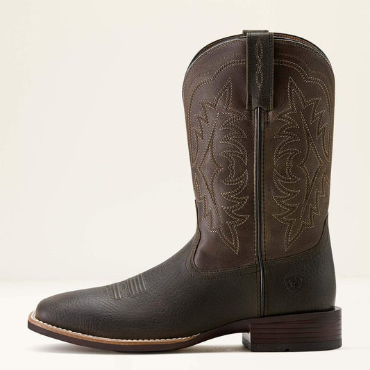 Ariat Ryden Ultra Wide Square Toe Cowboy Boot in Smokey Brown & Dusty Taupe