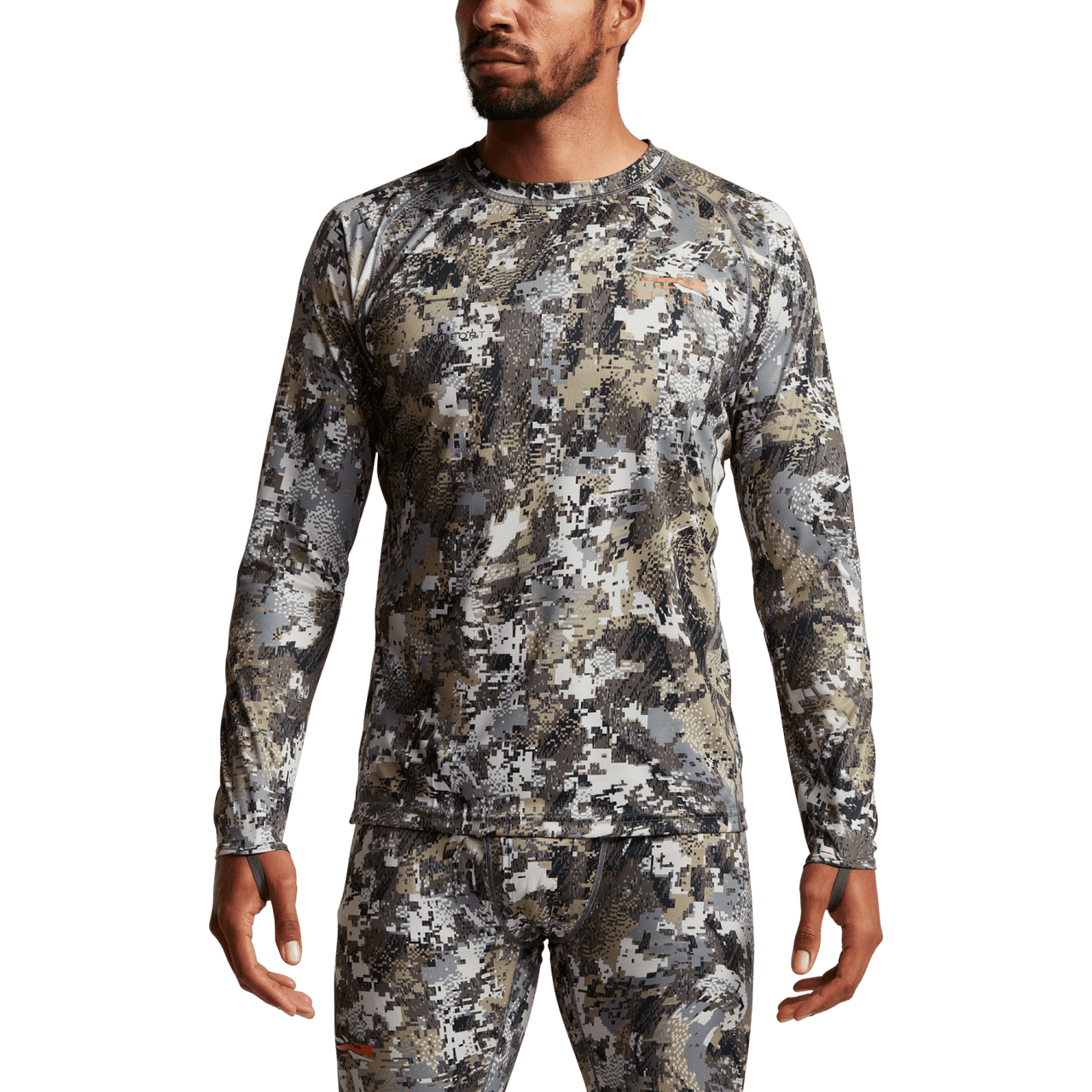 Sitka Core Lightweight Long Sleeve Crew in Optifade Elevated II
