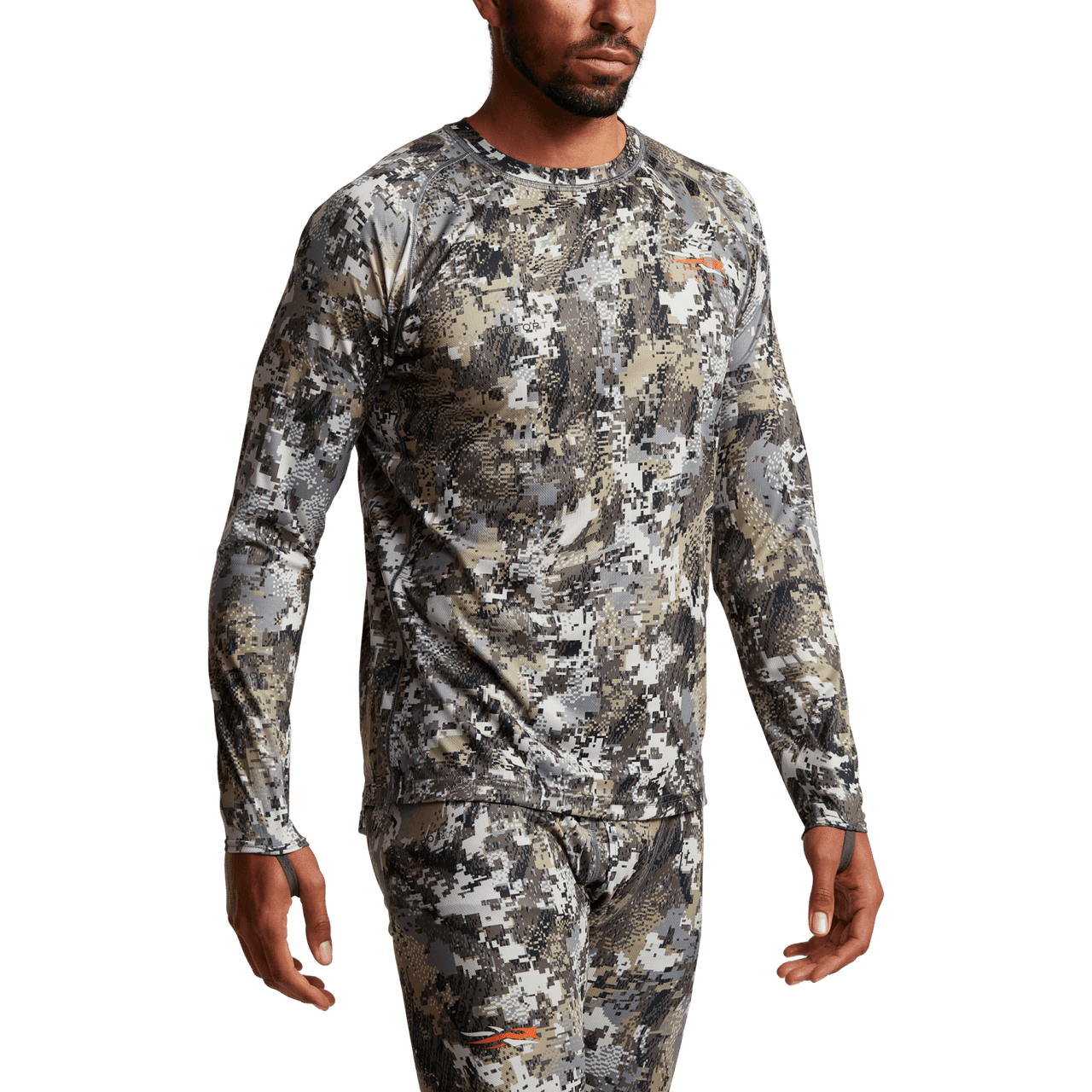 Sitka Core Lightweight Long Sleeve Crew in Optifade Elevated II