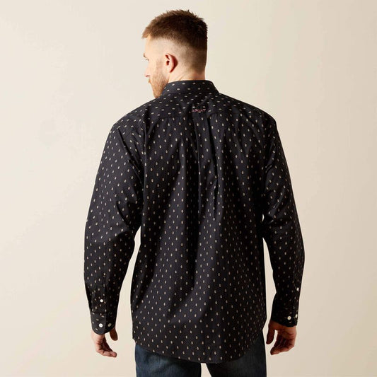Ariat Wrinkle Free Asher Classic Fit Shirt in Black