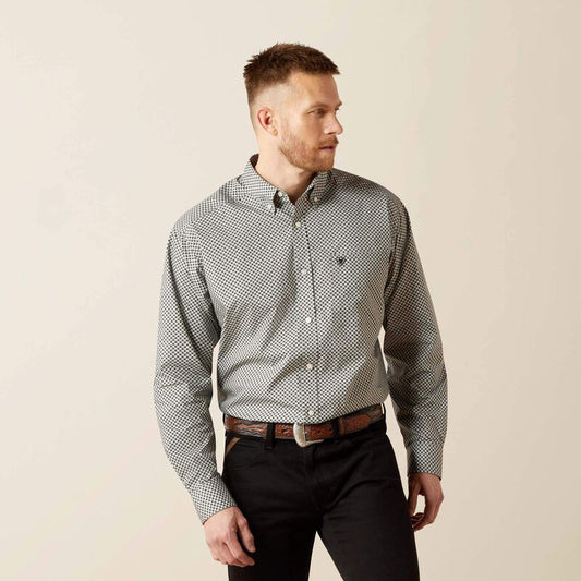 Ariat Tristan Classic Fit Shirt in Gray