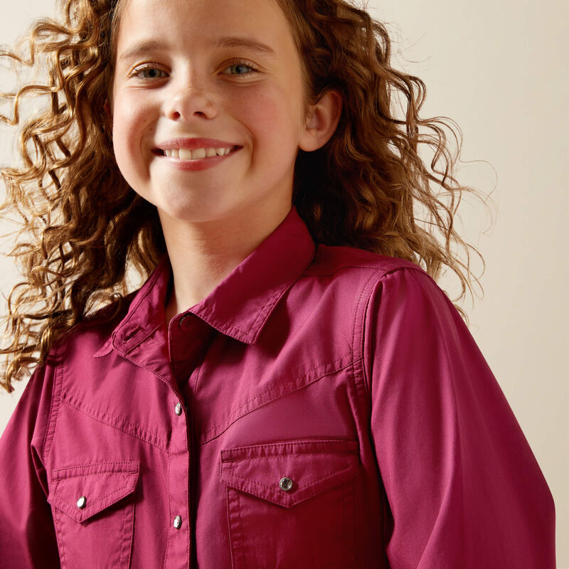 Ariat Shine Bright Shirt in Beaujolais