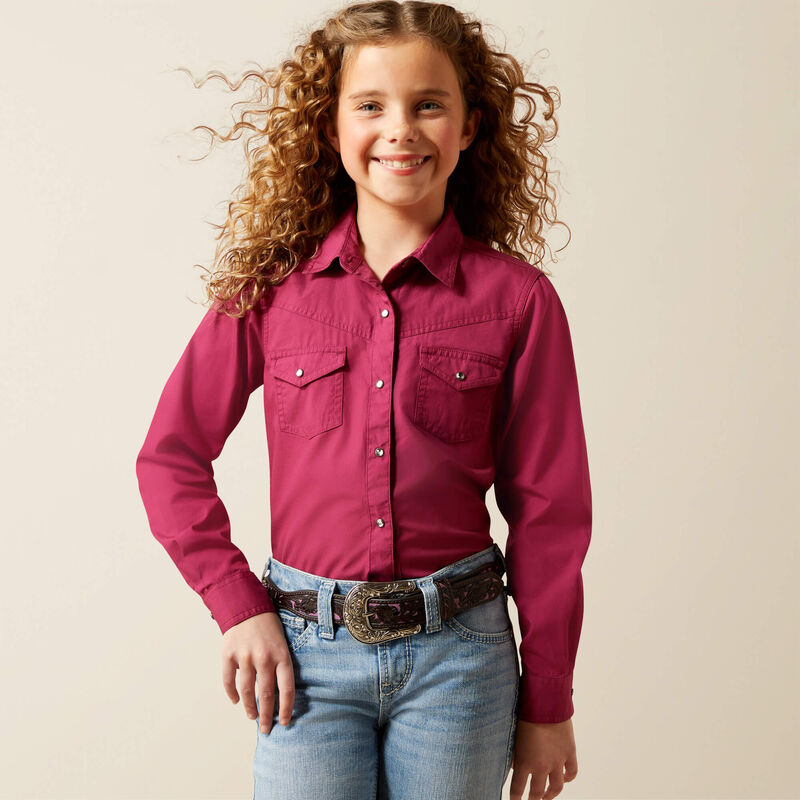 Ariat Shine Bright Shirt in Beaujolais