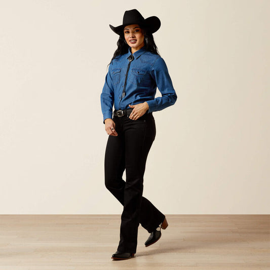 Ariat True Blue Shirt in Vintage Indigo