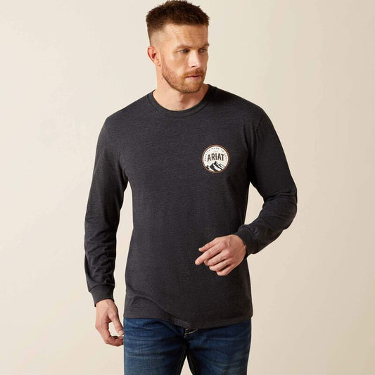 Ariat Circle A T-Shirt in Charcoal Heather