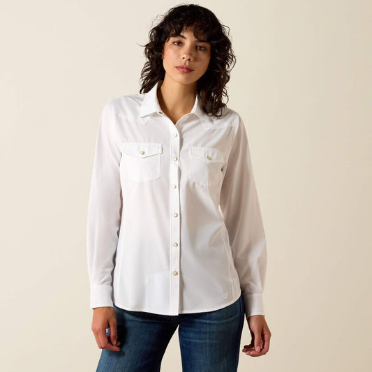 Ariat Western VentTEK Shirt in White
