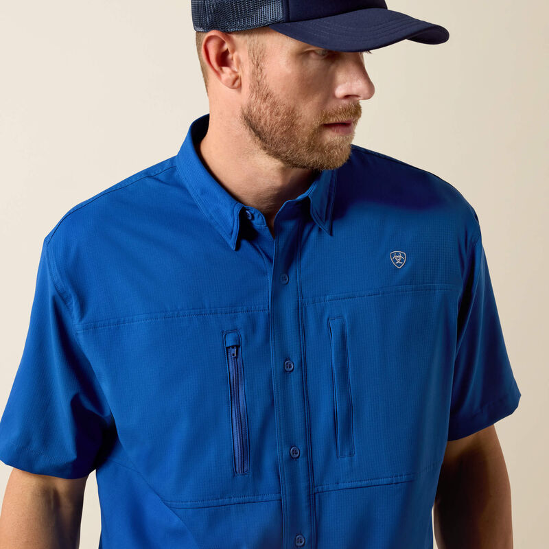 Ariat VentTEK Classic Fit Shirt in Blue Quartz