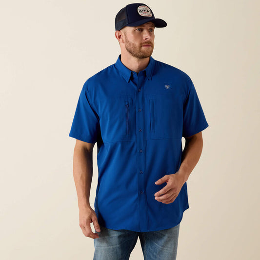 Ariat VentTEK Classic Fit Shirt in Blue Quartz