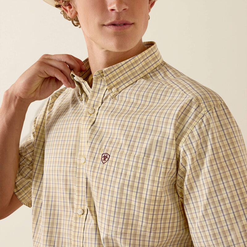 Ariat Pro Series Preistly Classic Fit Shirt in Sunlight Plaid