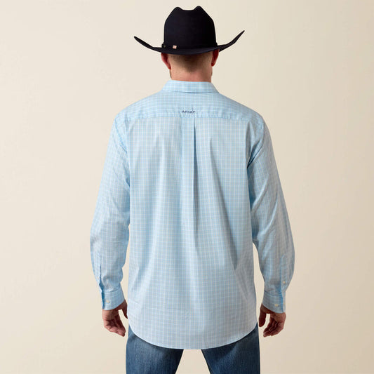 Ariat Everything Classic Fit Shirt in Crystal Blue Plaid