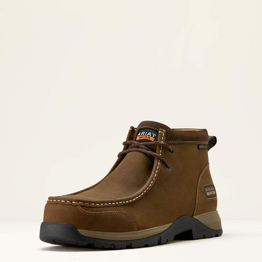 Ariat Edge Moc Composite Toe Work Boot in Dark Brown