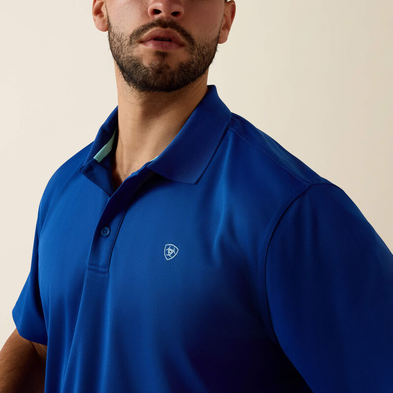 Ariat TEK Polo in Blue Quartz