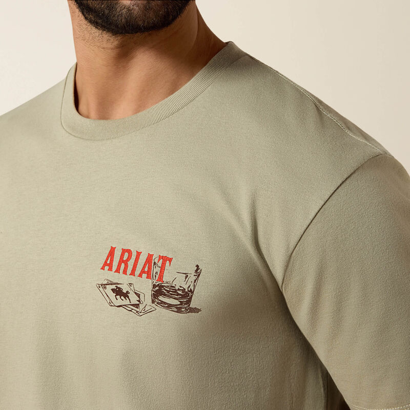 Ariat Whiskey Uno Classic Fit T-Shirt in Elm
