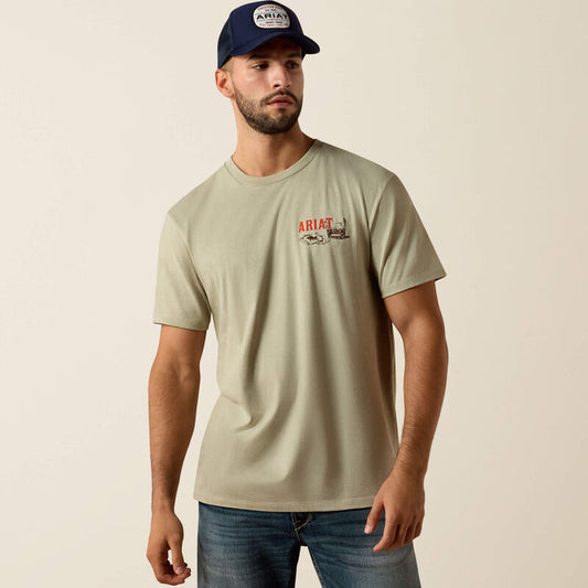 Ariat Whiskey Uno Classic Fit T-Shirt in Elm