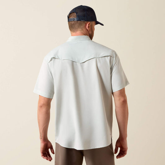 Ariat Western VentTEK Classic Fit Shirt in Aqua Heather