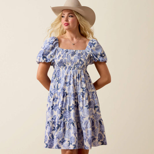 Ariat Sweetie Dress in Roses are Blue