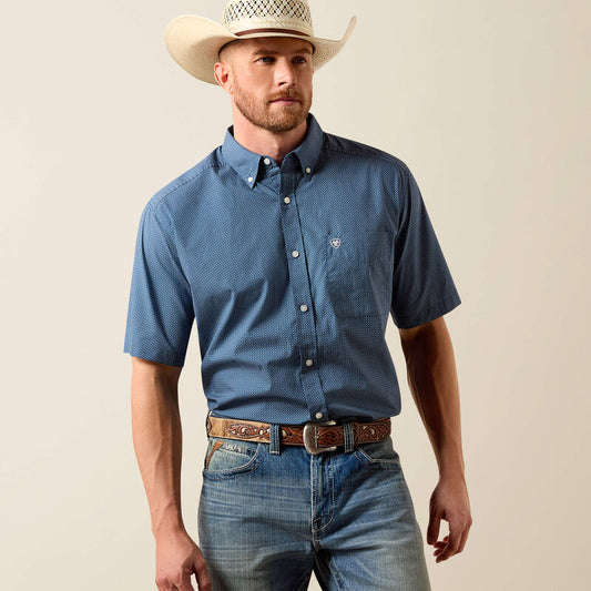 Ariat Storm Classic Fit Shirt in Key Largo Mini Geo Print