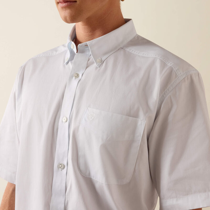 Ariat Lightweight Twill Classic Fit Shirt in White
