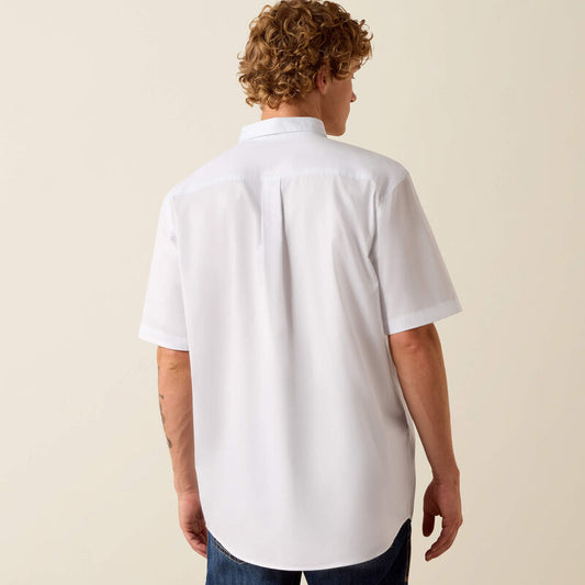 Ariat Lightweight Twill Classic Fit Shirt in White