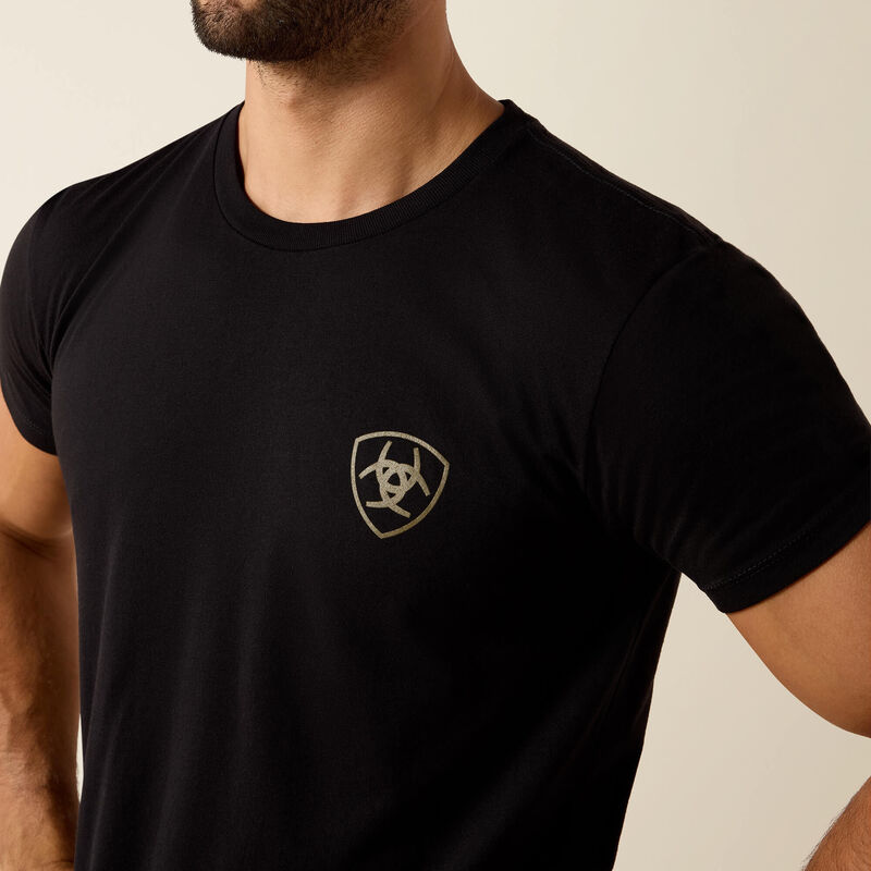 Ariat Banner Badge T-Shirt in Black