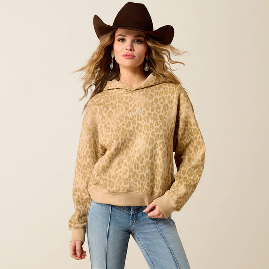 Ariat Essential Hoodie in Faded Leopard