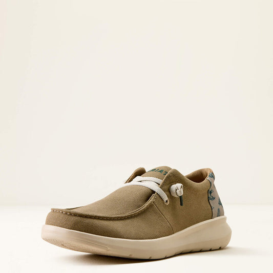 Ariat Hilo Shoe in Tan/Waterfowl Flight