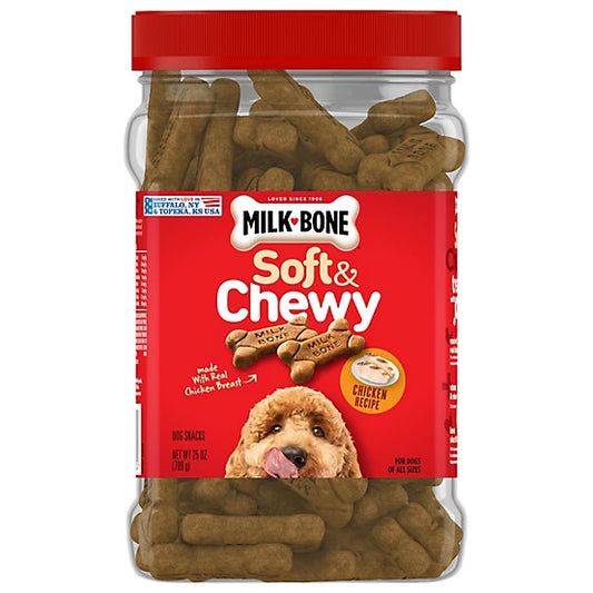Milk-Bone Soft and Chewy Chicken Flavor Dog Treats