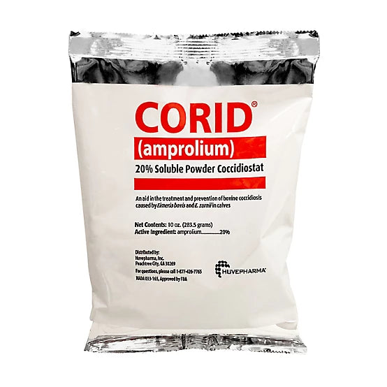 Huvepharma Corid Soluble Powder Bovine Coccidiosi Treatment