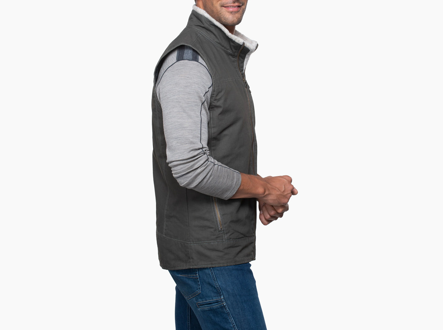 Kuhl Burr™ Lined Vest in Gun Metal