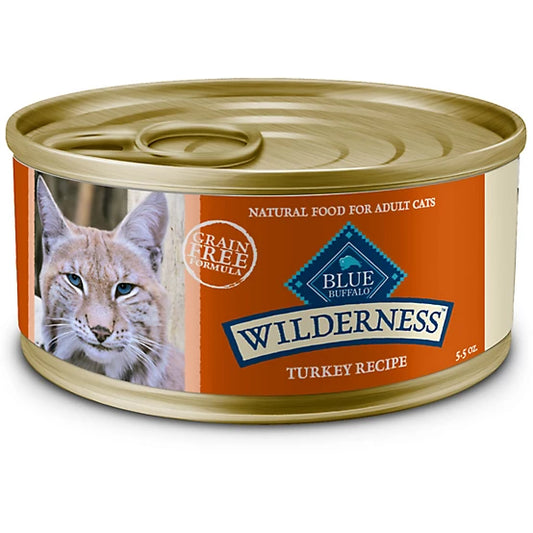 Blue Buffalo Wilderness Turkey Pate Wet Cat Food