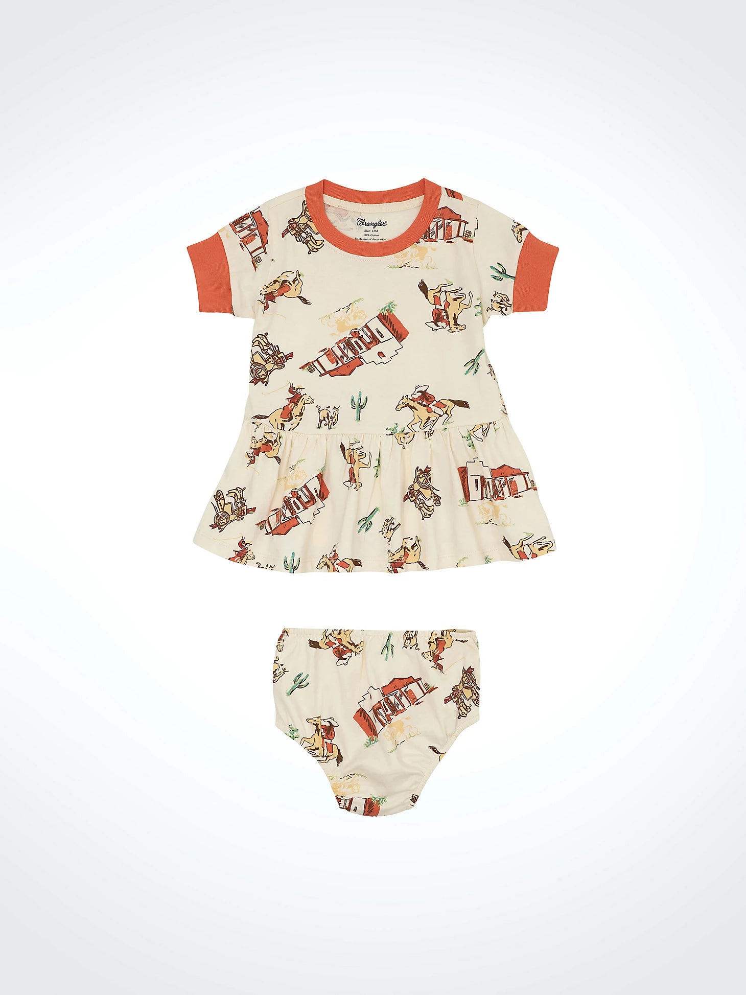 Wrangler Little Girl's Western Print Drop Waist Dress – Cowboy Headquarters