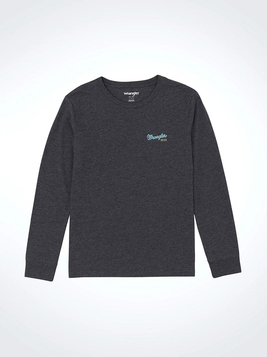 Wrangler Boy's Long Live Cowboy's Long Sleeve Graphic T-Shirt