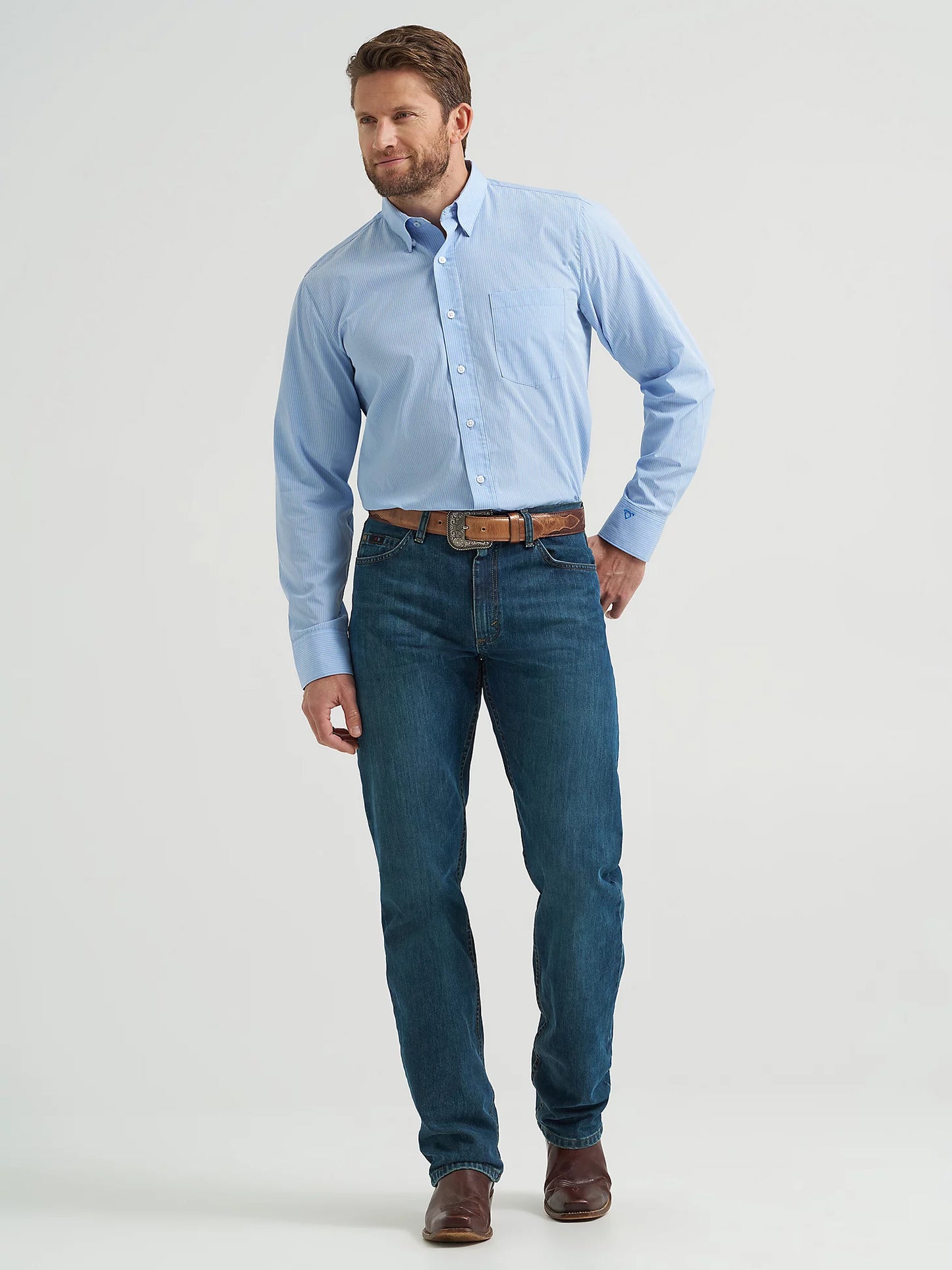 Wrangler Cody Johnson One Pocket Button Down Shirt