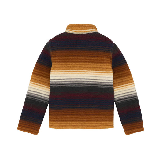 Wrangler Boys Multi Stripe Sherpa 1/4 Zip Pullover