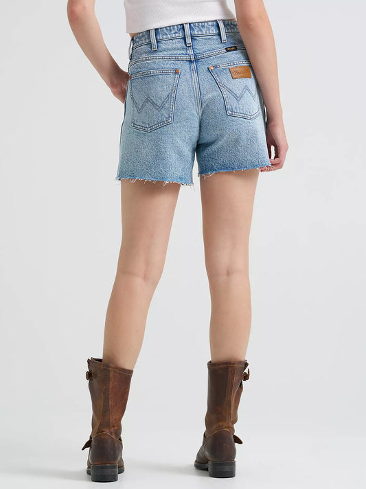 Wrangler Women's Mid-Length Cowboy Short in Blissful