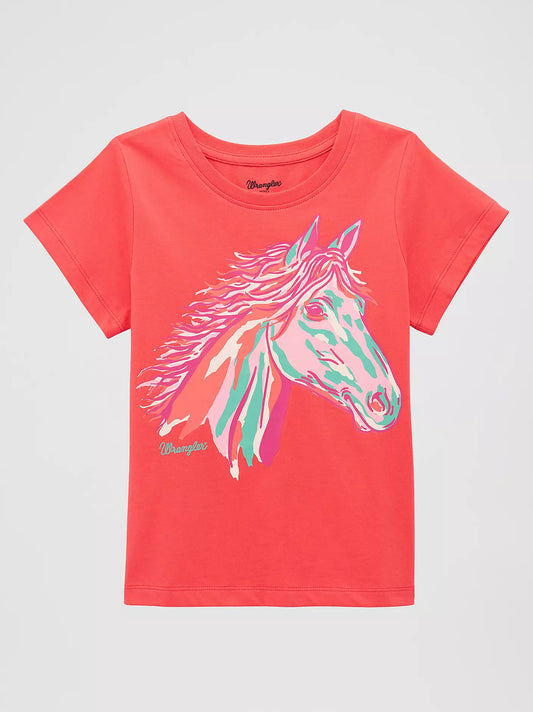 Wrangler Girl's Flowing Mane Graphic Tee