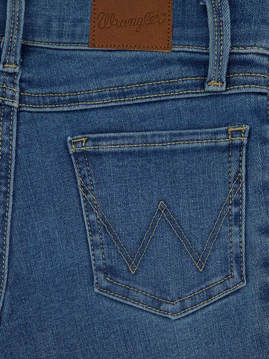 Wrangler Girl's Wrangler Bespoke Bootcut Jean in Ada