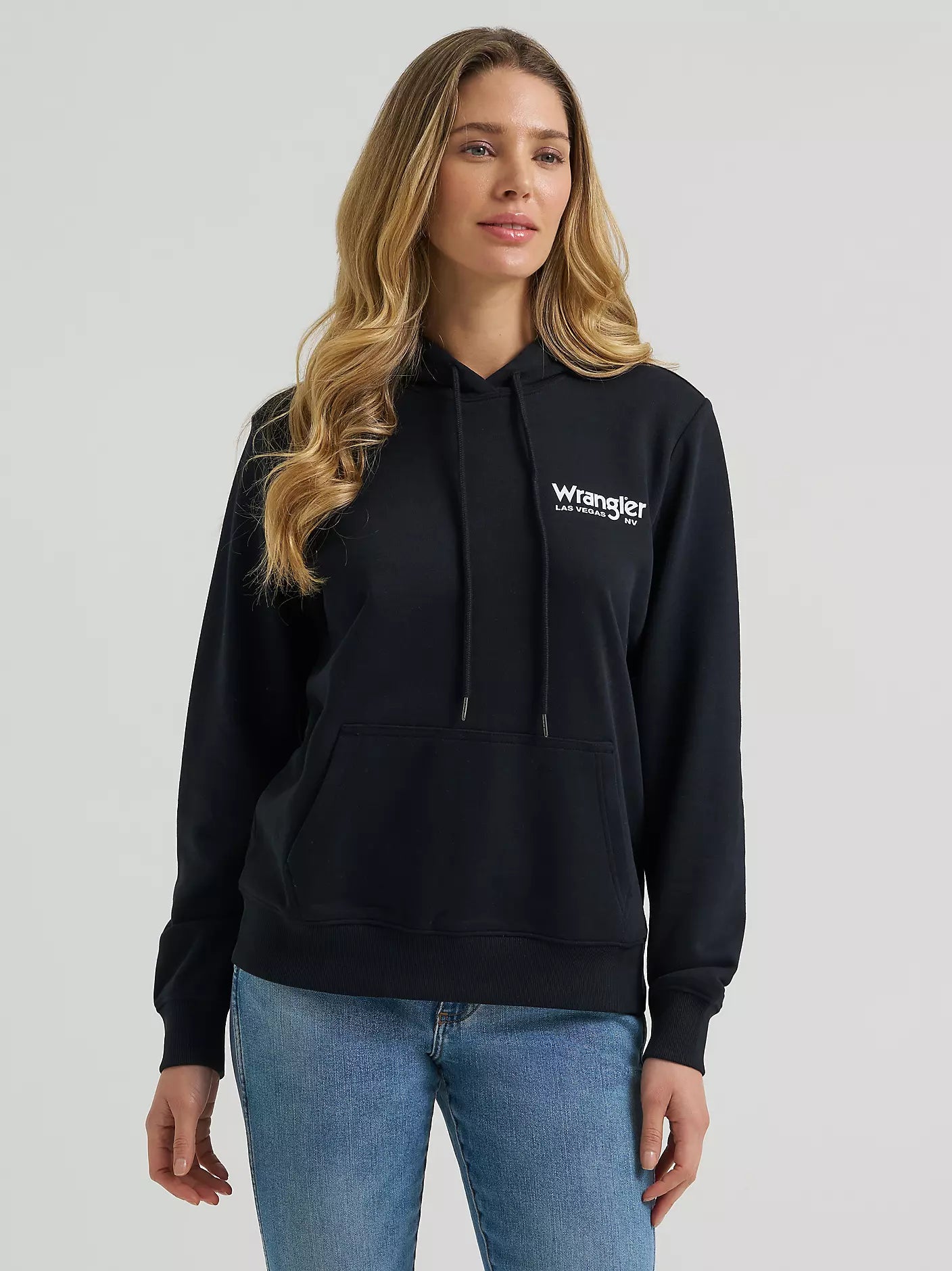 Wrangler NFR Hoodie in Black Beauty