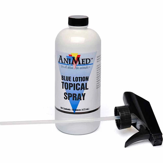 Animed Blue Lotion with Sprayer