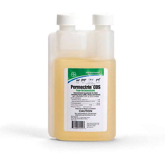 Bayer Permectrin CDS Pour-On Insecticide