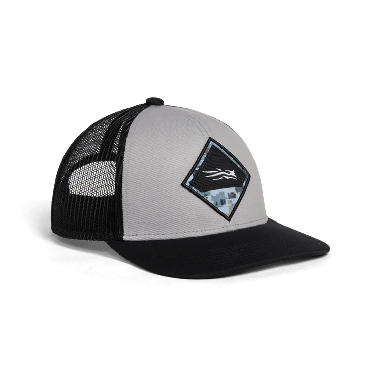 Sitka Optifade Badge Mid Pro Trucker Hat in Field Gray