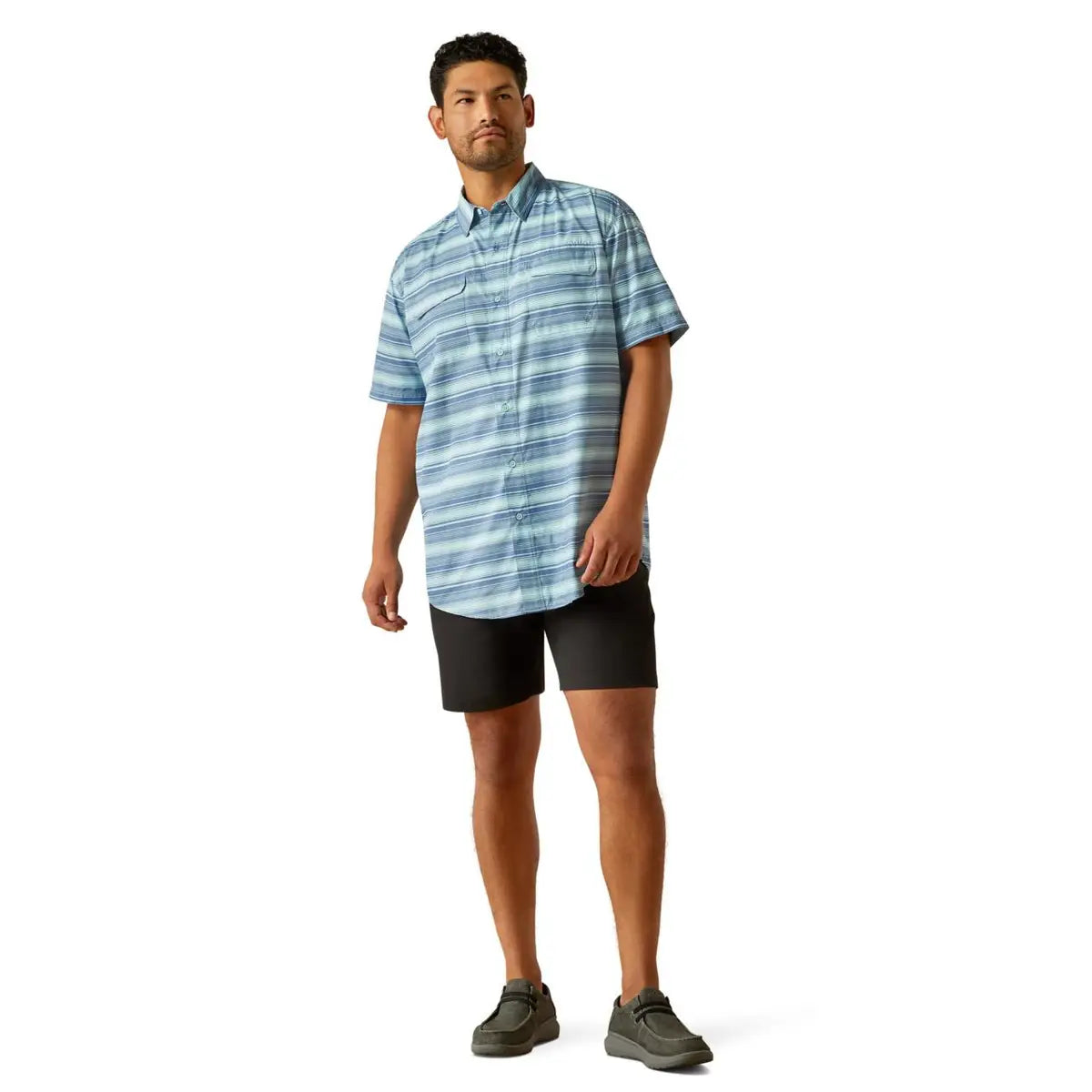 Ariat VentTEK Outbound Classic Fit Shirt in Blue Raven